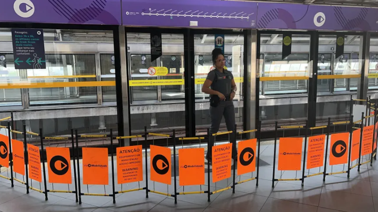 Estação Campo Limpo da Linha Lilás do Metrô de São Paulo