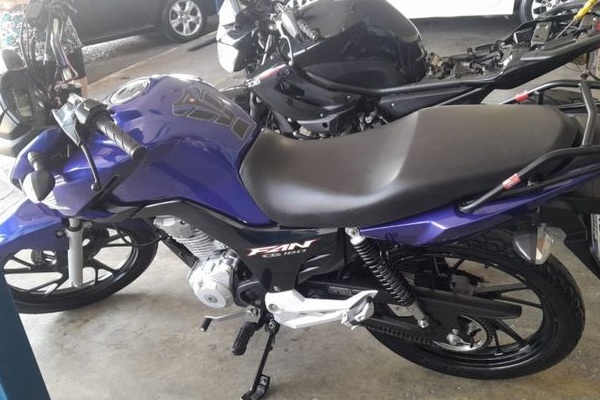 Motocicleta furtada em Jundiaí