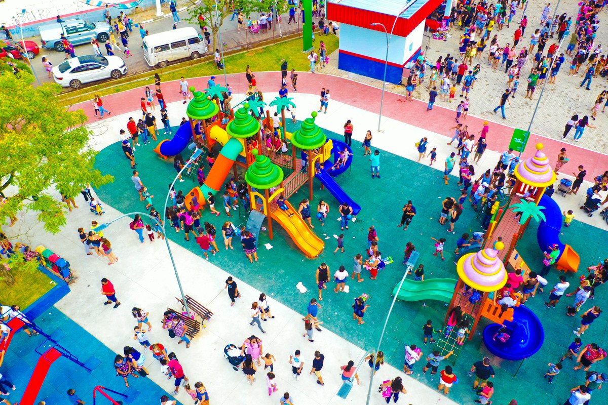 Imagem do Parque Cajamar Feliz, em Cajamar