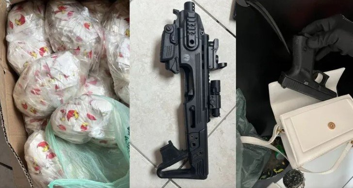 Dupla é presa com mais de 400 quilos de drogas, armas e munições em Jundiaí