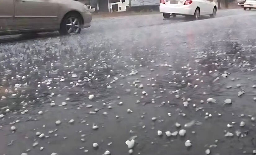 Chuva com granizo
