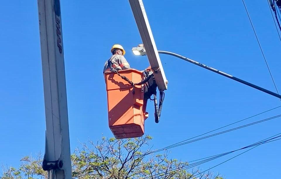 Nova iluinação na cidade de Atibaia