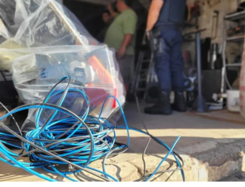 Homem é preso por furto de fios de cobre em obra da rua Maranhão, no Jacaré