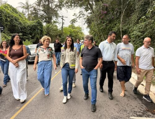 Semil e Der-Sp acompanham pavimentação da estrada vicinal da Caceia em Mairiporã