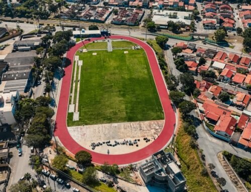 Centro de Atletismo se aproxima da conclusão em Vinhedo.