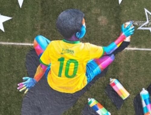 Eduardo Kobra transforma estádio do Ituano em obra que celebra o sonho do hexacampeonato