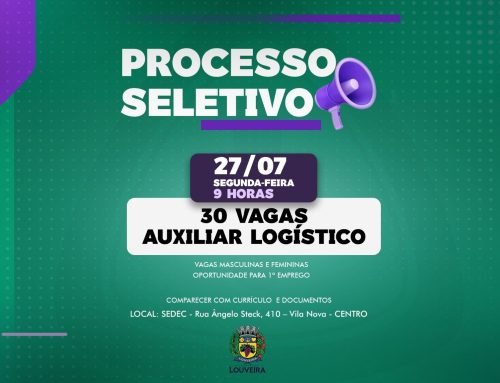 SAT de Louveira abre processo seletivo com 30 vagas para auxiliar logístico
