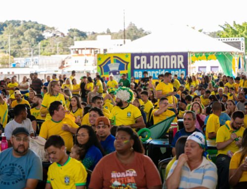 Cajamar reúne milhares de torcedores em nova edição da festa Cajamar na Torcida pelo Hexa.