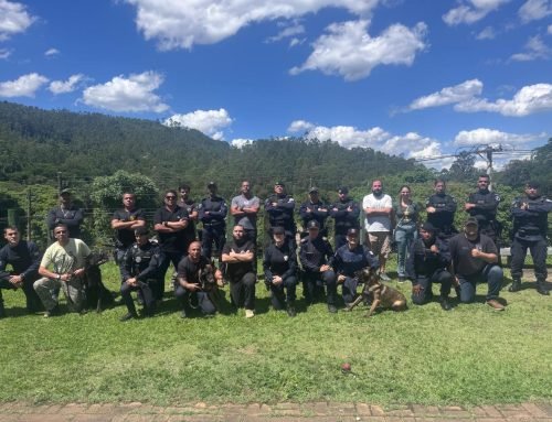 Cajamar promove treinamento com cães policiais